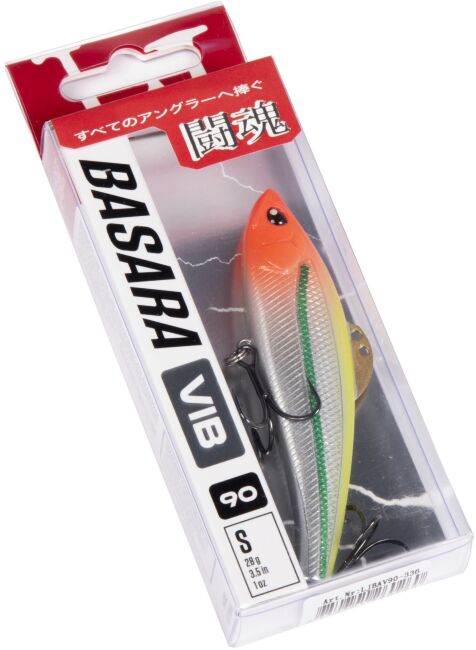 Воблер тонущий вертикальный LJ Pro Series BASARA VIB S 90.00/336 Воблер тонущий вертикальный LJ Pro Series BASARA VIB S 90.00/336