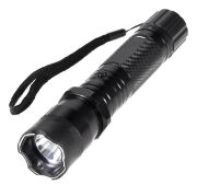 Фонарь ручной 2 в 1, черный, 3 бат ААА