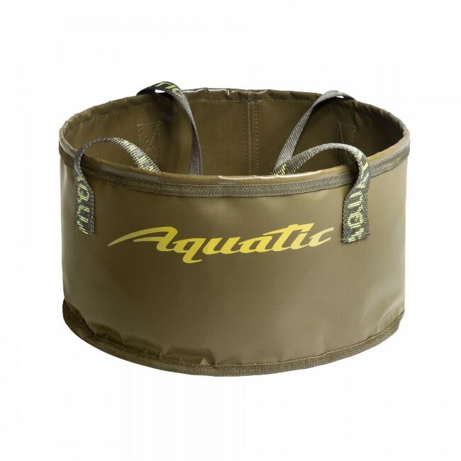 Ведро для замешивания корма AQUATIC малое 20л, 35х20см, хаки В-01Х