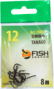 Крючок  FISH SEASON 10003 TANAGO №12  колечко черн.хром кован 8шт/уп Крючок  FISH SEASON 10003 TANAGO №12  колечко черн.хром кован 8шт/уп