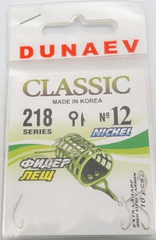 Крючок DUNAEV Classic 218 #12 10шт/уп Крючок DUNAEV Classic 218 #12 10шт/уп