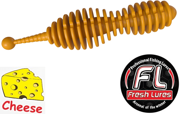 Силиконовая приманка FRESH LURES Little Rat 2.2”/55мм Сыр #106 8шт/уп Силиконовая приманка FRESH LURES Little Rat 2.2”/55мм Сыр #106 8шт/уп