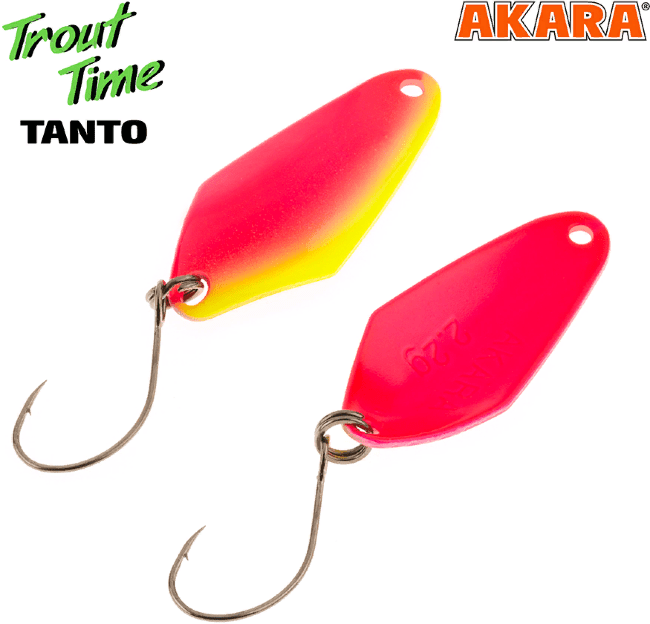 Блесна колеблющаяся AKARA Trout Time Tanto 30мм 2.2гр #60