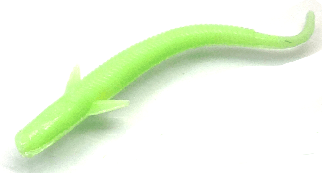 Силиконовая приманка TROUT ZONE Vyun 3" GLOW сыр 7шт/уп