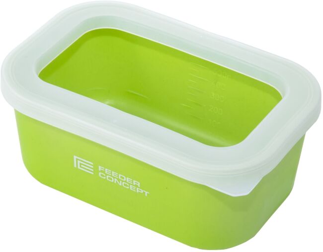 Коробка рыболовная для наживки с крышкой FC BAIT BOX WITH OPEN LID р.M (0.6л)
