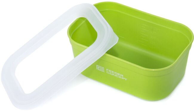 Коробка рыболовная для наживки с крышкой FC BAIT BOX WITH OPEN LID р.M (0.6л)