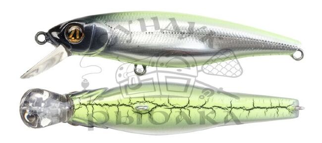 Воблер PONTOON21 GreedyGuts 88SP-SR 88мм 11.7гр  0,8-1,2м 472 CB AL Fresh Green SH