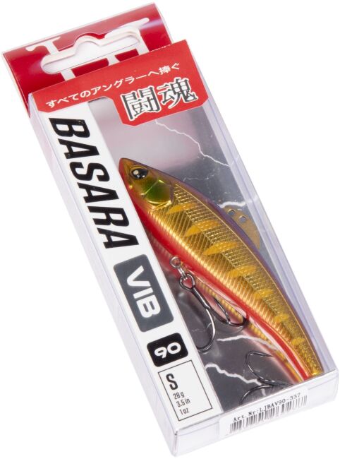 Воблер тонущий вертикальный LJ Pro Series BASARA VIB S 90.00/337 Воблер тонущий вертикальный LJ Pro Series BASARA VIB S 90.00/337