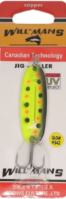 Блесна колеблющаяся GROWS CULTURE Will"mans Jig Killer 57мм 7гр #342 UV Блесна колеблющаяся GROWS CULTURE Will"mans Jig Killer 57мм 7гр #342 UV