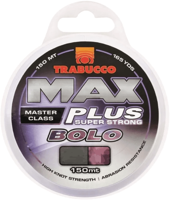 Леска монофил TRABUCCO Max Plus Bolo 150м 0.18мм 3.20кг (fish: 7.05кг) прозрачная Леска монофил TRABUCCO Max Plus Bolo 150м 0.18мм 3.20кг (fish: 7.05кг) прозрачная