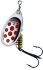 Блесна вращающаяся MEPPS Aglia Decore AG/RG (серебро/красн) №3 6,5г