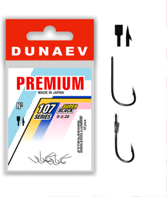Крючок DUNAEV Premium 107 #20 Ø0.28мм 10шт/уп