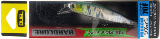 Воблер DUEL Hardcore Minnow Flat 70F 70мм 4.5гр 0.0-0.5м F1125-HSH Воблер DUEL Hardcore Minnow Flat 70F 70мм 4.5гр 0.0-0.5м F1125-HSH