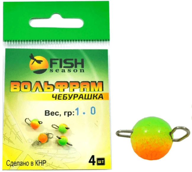 Чебурашка вольфрам 1.0гр Файр Тайгер 4шт/уп