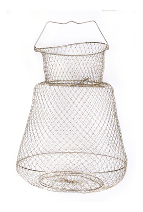 Садок металл объём:10л (белый) Садок металл объём:10л (белый)