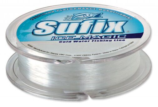 Леска монофил SUFIX Ice Magic прозрачная 30м 0.085мм 0.9кг