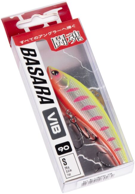 Воблер тонущий вертикальный LJ Pro Series BASARA VIB S 90.00/338 Воблер тонущий вертикальный LJ Pro Series BASARA VIB S 90.00/338