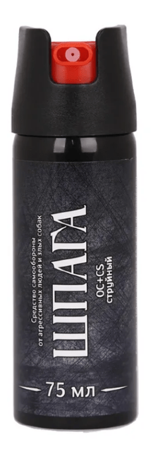 Газовый баллончик "Шпага" OС+CS. Струйный 75мл Газовый баллончик "Шпага" OС+CS. Струйный 75мл