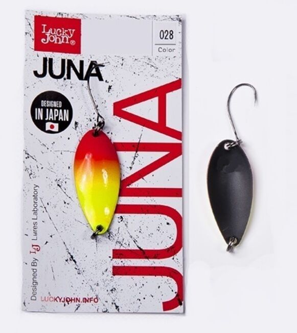 Блесна колеблющаяся Lucky John JUNA длин.33мм/03,5г 028 LJJU35-028