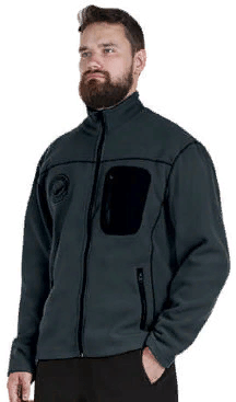 Куртка флисовая ALASKAN North Wind темно-серый р.3XL AFJNWGXXXL