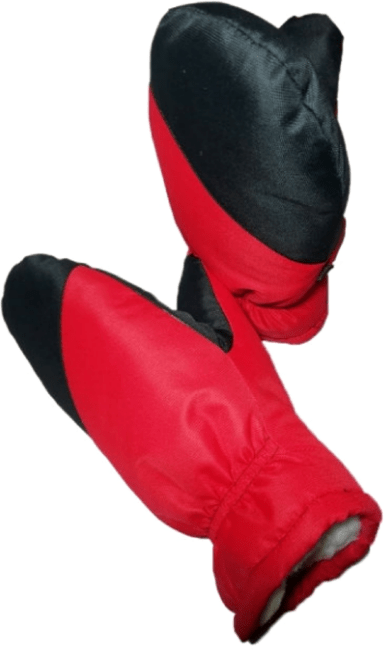 Варежки Волгарь Вьюга красно-чёрные ткань Dobby Pongee Варежки Волгарь Вьюга красно-чёрные ткань Dobby Pongee