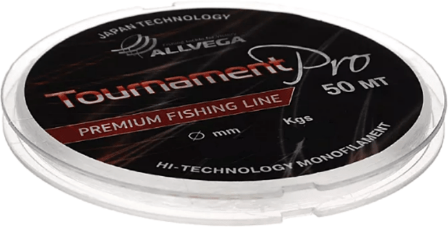 Леска монофил ALLVEGA Tournament Pro 50м 0,20мм 5,15кг прозрачная