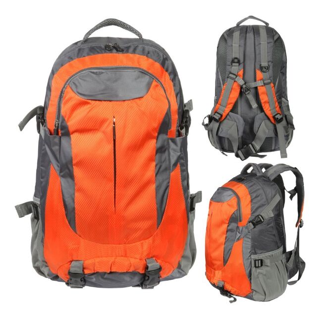 Рюкзак SPORT спортивный (городской) усилен спинк 25-30л 30х53х15см цв оранж-сер Рюкзак SPORT спортивный (городской) усилен спинк 25-30л 30х53х15см цв оранж-сер