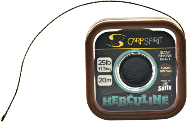 Поводковый материал CARP SPIRIT Herculine Braid 20м 25LB/11.3кг Camo Brown