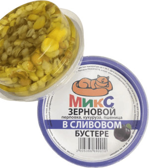 Насадка РЫЖИЙ КОТ Микс Зерновой (перловка, кукуруза, пшеница) в бустере Слива 30мл Насадка РЫЖИЙ КОТ Микс Зерновой (перловка, кукуруза, пшеница) в бустере Слива 30мл