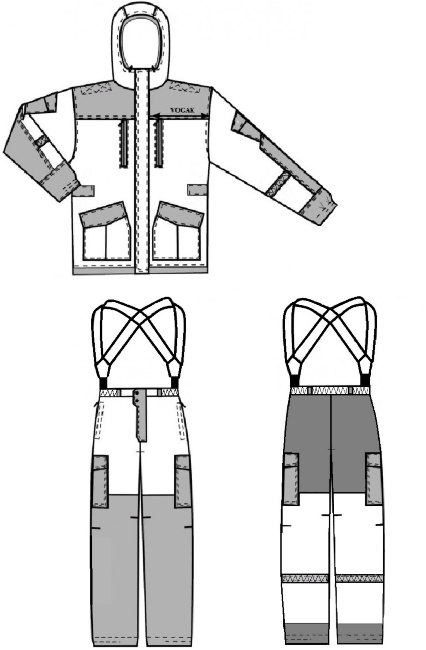 Костюм VOGAK Вожак Таслан на флисе мембрана олива 60-62 рост:182-188