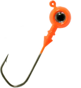 Джиг-головка крашеная ПТФ МОРМЫШ Шар 52гр кр-к: VD-079 №6/0 цв:03-оранжевый 3шт/уп