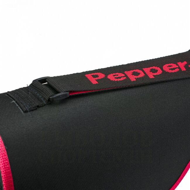 Чехол PEPPER-FISH полужесткий для зимних удилищ до 80см, цвет:ЧЕРНЫЙ-КРАСНЫЙ