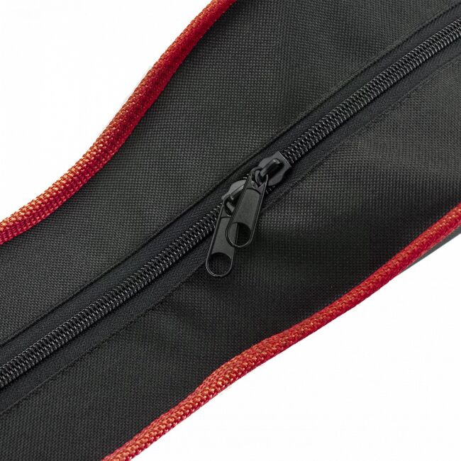 Чехол PEPPER-FISH полужесткий для зимних удилищ до 80см, цвет:ЧЕРНЫЙ-КРАСНЫЙ