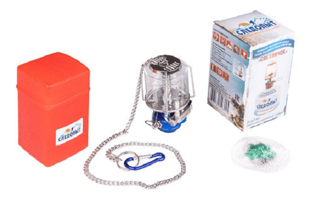 Светильник портативный газовый СЛЕДОПЫТ Светлячок пьезо стекло PF-GLP-S01 Светильник портативный газовый СЛЕДОПЫТ Светлячок пьезо стекло PF-GLP-S01