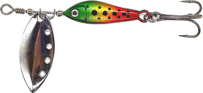 Блесна вращающаяся GROWS CULTURE Silver Creek Spinner R 12гр Fire Tiger 16100-412