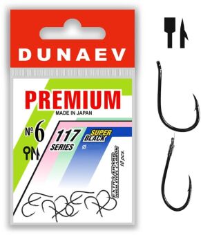 Крючок DUNAEV Premium 117 #6 Ø0.86мм 10шт/уп Крючок DUNAEV Premium 117 #6 Ø0.86мм 10шт/уп