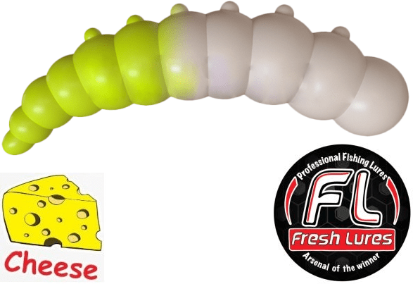 Силиконовая приманка FRESH LURES Junior 1.2”/30мм Сыр #221 14шт/уп