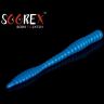 Силиконовая приманка SOOREX PRO Worm 80мм 1.3гр Сыр #127 Синий/Blue 6шт/уп