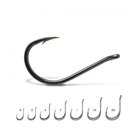 Крючки VMC 7136 BN №1/0 кованый колечко 9шт/уп Крючки VMC 7136 BN №1/0 кованый колечко 9шт/уп