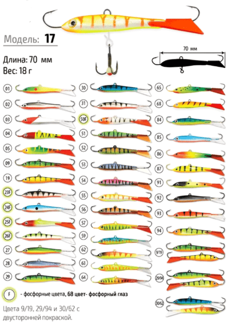 Балансир SPIDER Pro 17 70мм 18гр #3