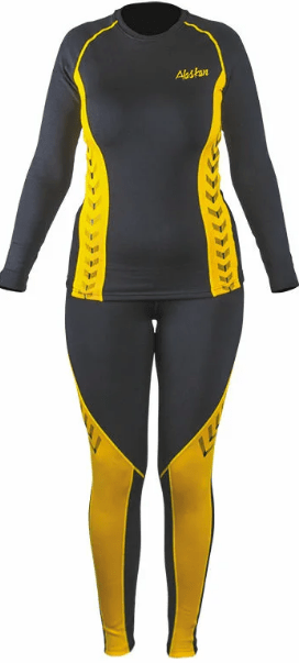 Термобелье жен комплект Alaskan "Guide" черн/желт р.L