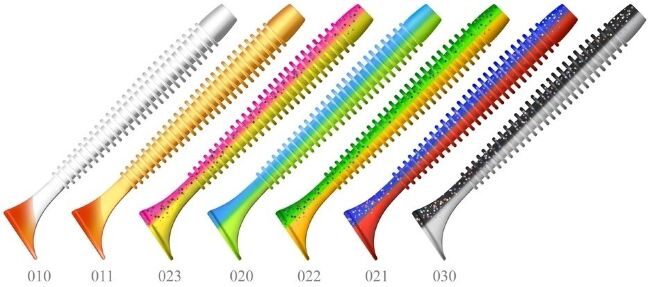 Виброхвост ZUB Swing 117мм цвет 023 желто-розовый 4шт/уп