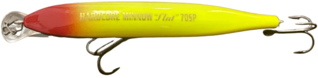 Воблер DUEL Hardcore Minnow Flat 70SP 70мм 5.5гр 0.0-0.5м F1086-HCR