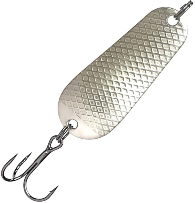 Блесна колеблющаяся РУССКАЯ РЫБАЛКА Шторлинг М серебро рифленое 9гр