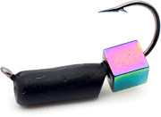 Мормышка вольфрам WORMIX Столбик с кубиком Хамелеон 0.5гр, Ø2.0мм (арт.:349)