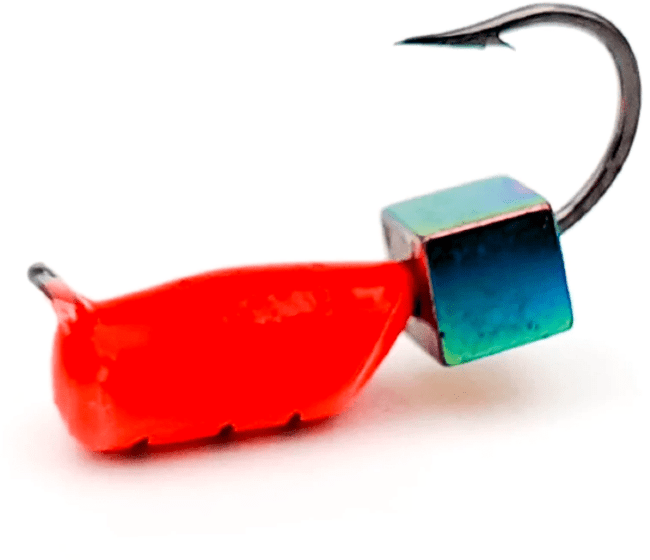 Мормышка вольфрам WORMIX Столбик с кубиком Хамелеон 0.5гр, Ø2.0мм (арт.:349)