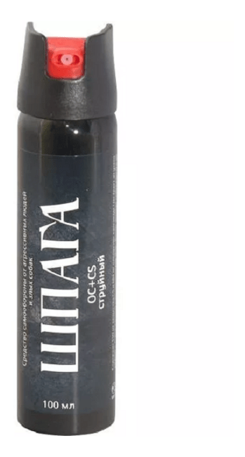 Газовый баллончик "Шпага" OС+CS. Струйный.100мл