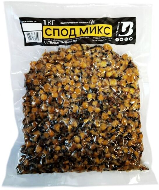 Зерновая смесь Ultrabaits Спод микс 1 кг