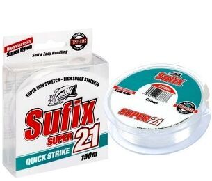 Леска монофил SUFIX Super 21 Clear 150м 0.14мм Леска монофил SUFIX Super 21 Clear 150м 0.14мм