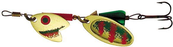 Блесна вращающаяся MEPPS Tandem Trout OR (золото) №2 10г